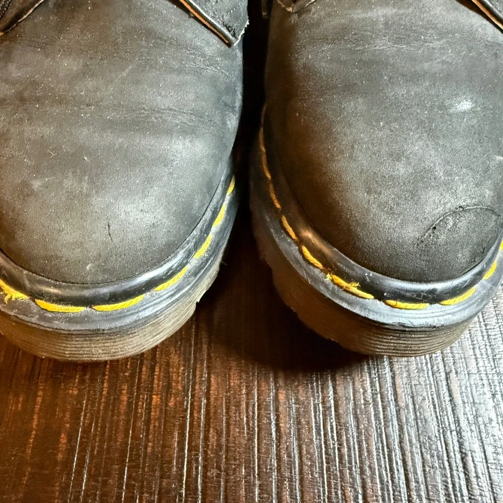Dr. Martens England Skechers 3 Eye Oxford Shoes Black Nubuck Size UK 4 US 6 VTG